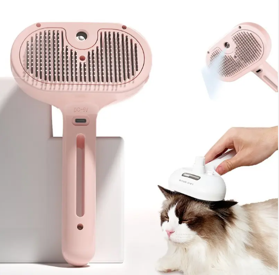 Cepillo de Vapor Pro™ 3 en 1 - Masaje y Limpieza para Mascotas