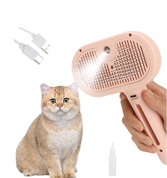 Cepillo de Vapor Pro™ 3 en 1 - Masaje y Limpieza para Mascotas